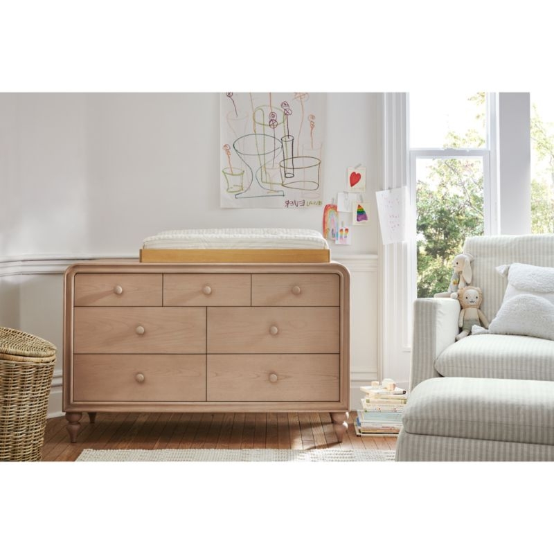 Lennox 53" Natural Wood 7-Drawer Dresser by Leanne Ford - Image 1