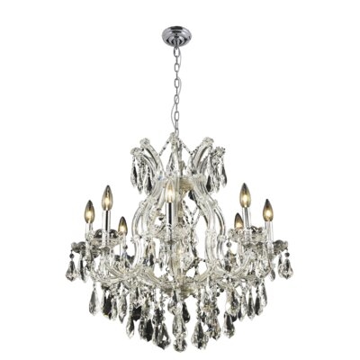 Trapani 9 - Light Candle Style Empire Chandelier with Crystal Accents - Image 0