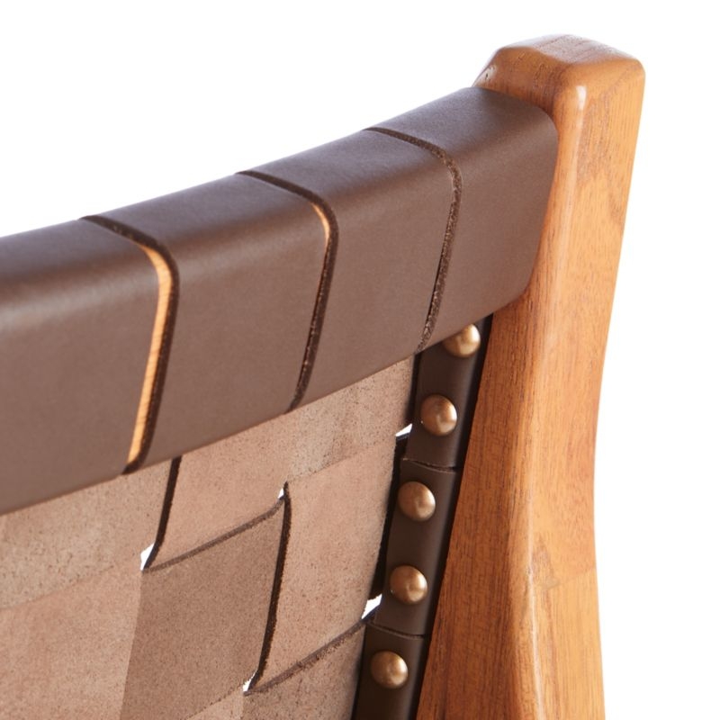 Taj Leather Strap Counter Stool - Image 4