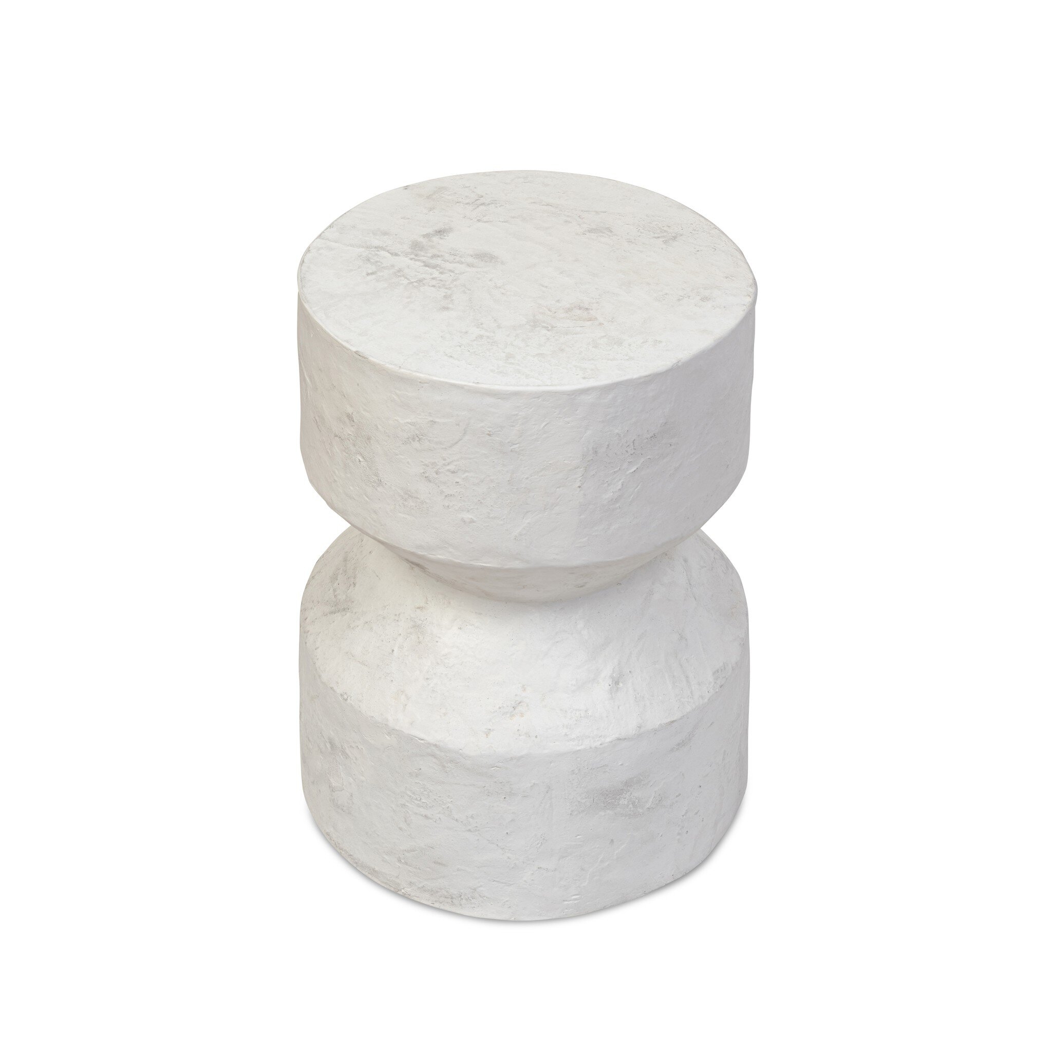Ara End Table - Textured Lunar Concrete - Image 0