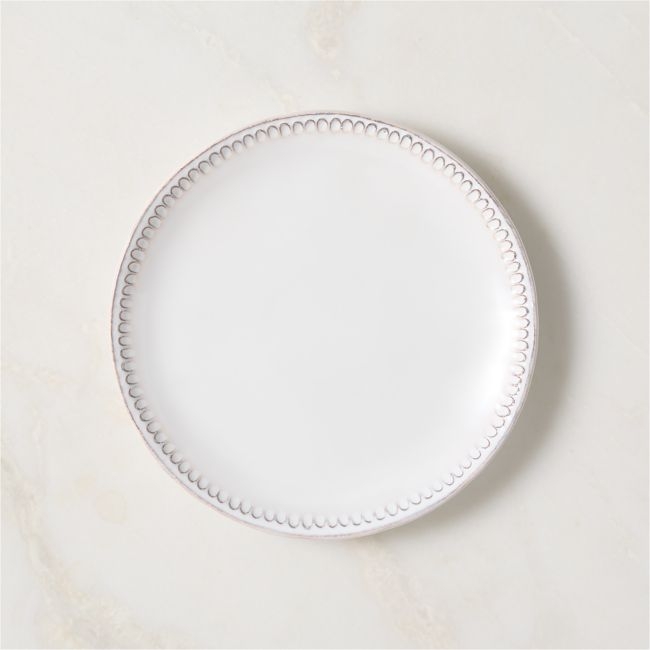 Iliana White Stoneware Salad Plate - Image 0