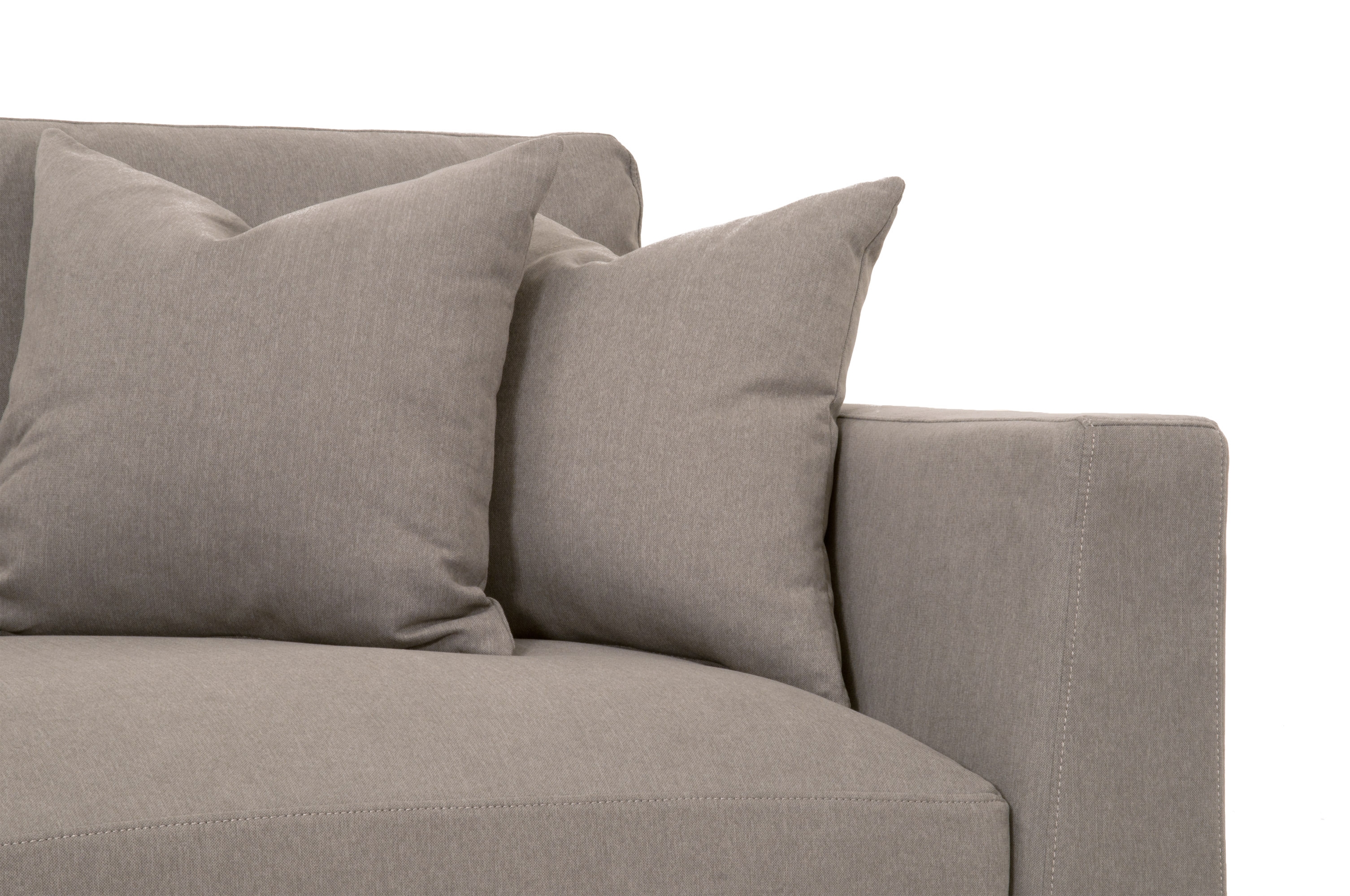 Hayden Modular Taper 2-Seat Right Arm Sofa, LiveSmart Peyton-Slate, Natural Gray Oak - Image 7