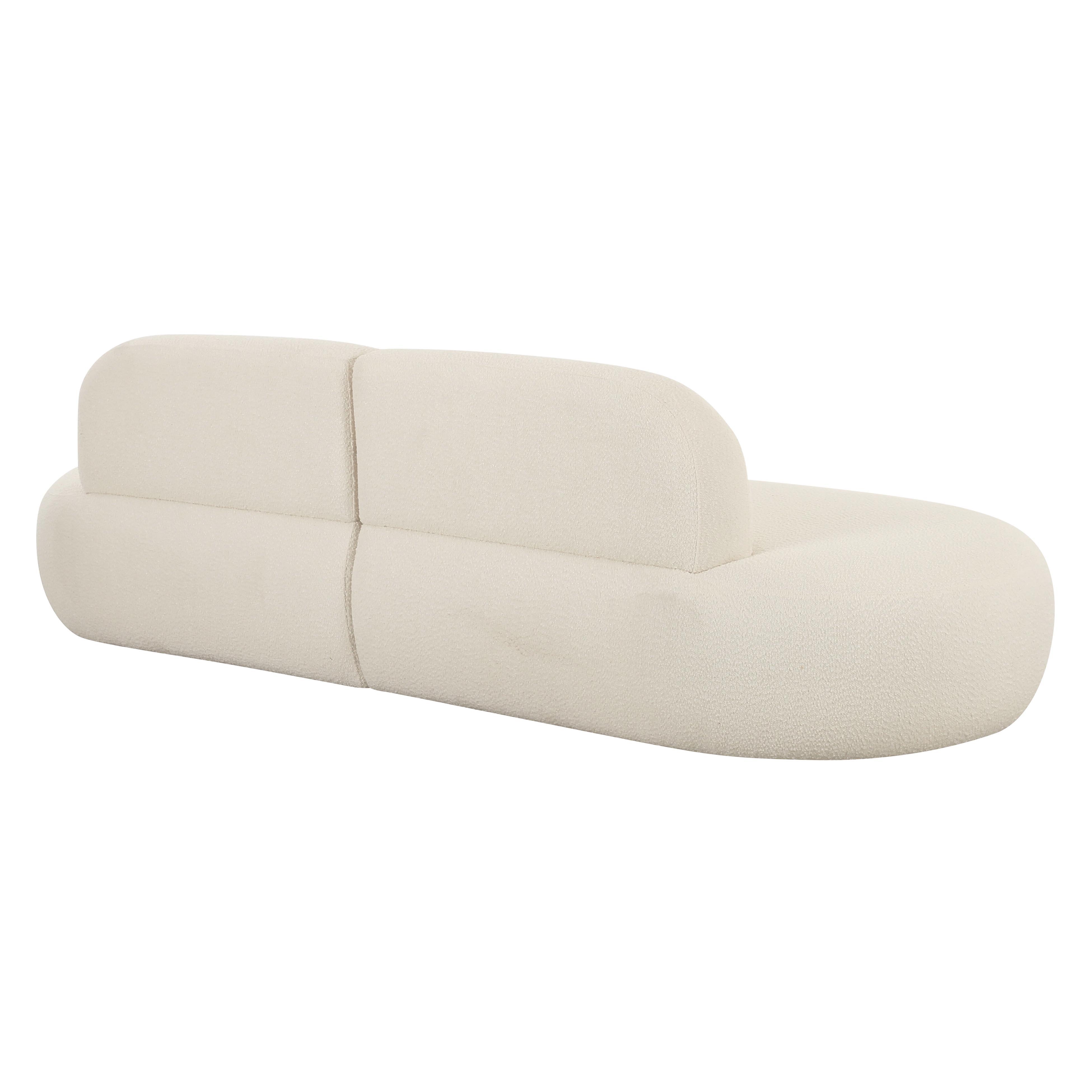 Broohah Cream Boucle Sofa - Image 3