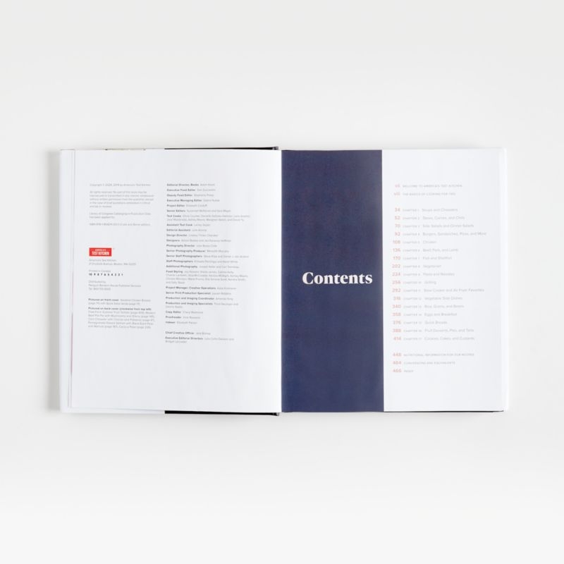 "The Complete Cooking for Two Cookbook 10th Anniversary, Crate & Barrel Gift Edition" Cookbook - Image 1