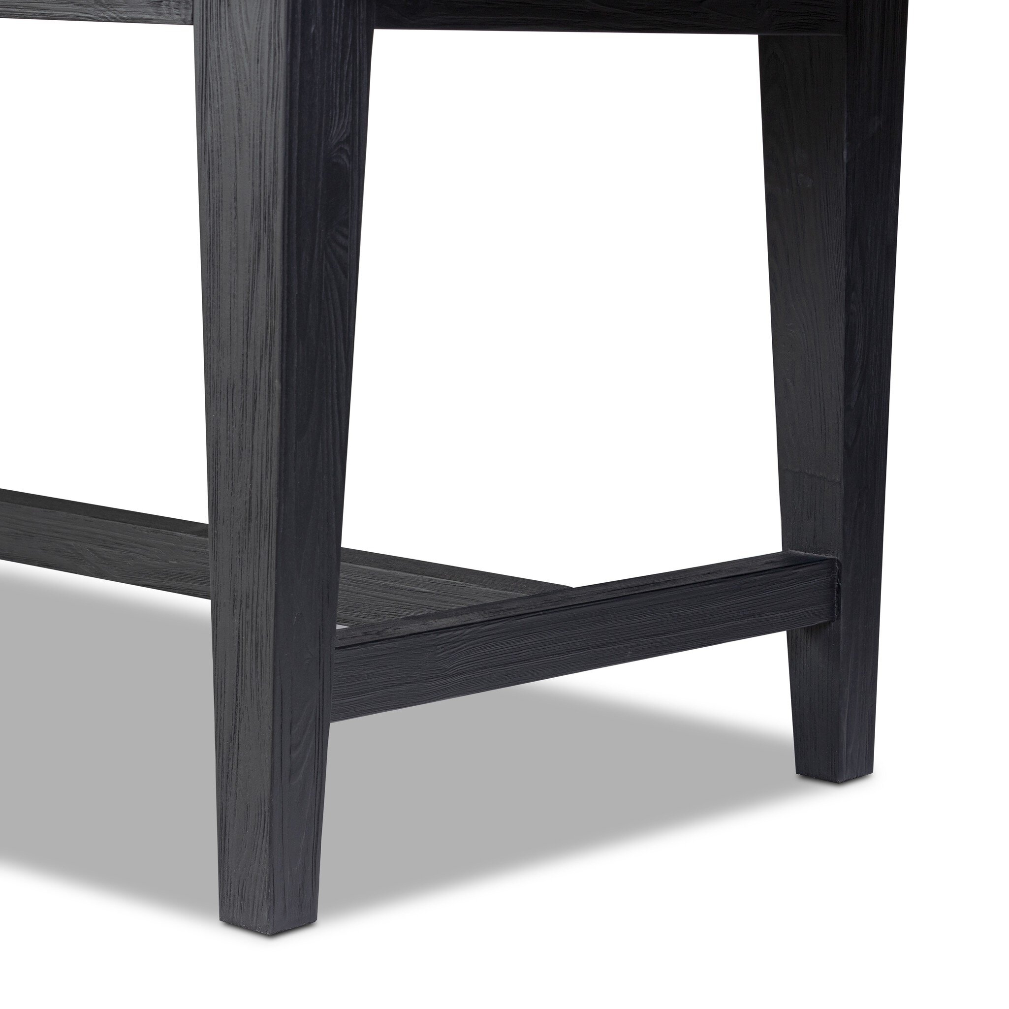 Alfie Dining Table - Black Pine - Image 7