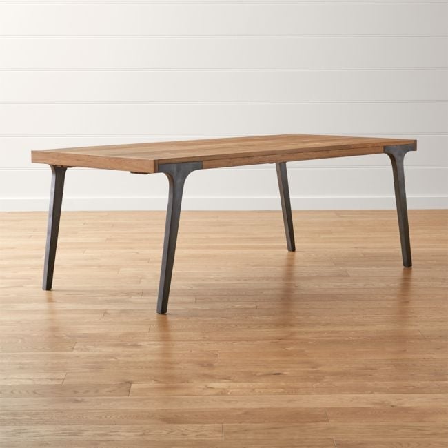 Lakin 81" Recycled Teak Extendable Dining Table,Restock in early May,2022 - Image 0