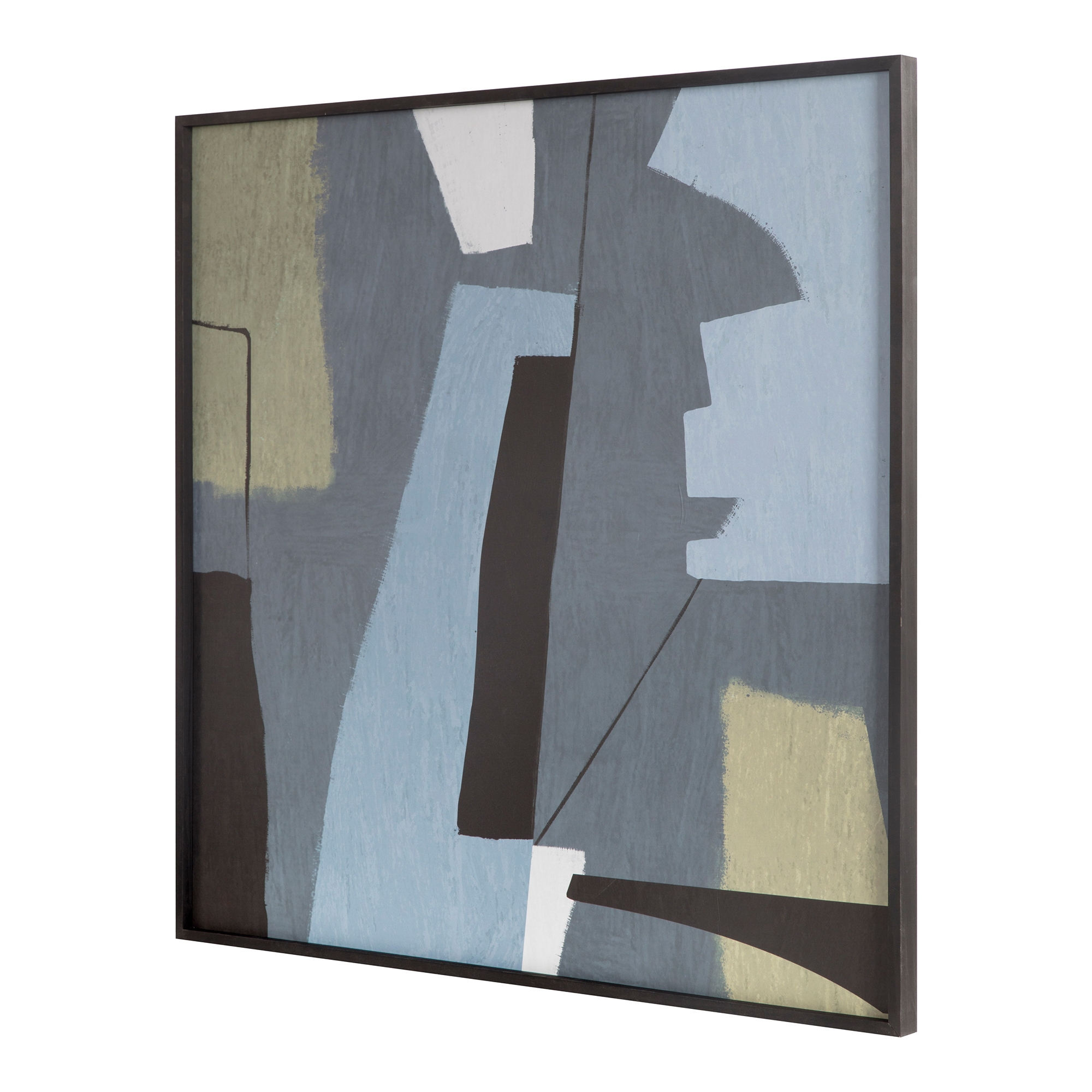 Nostalgia Framed Painting Cool Palette - Image 1