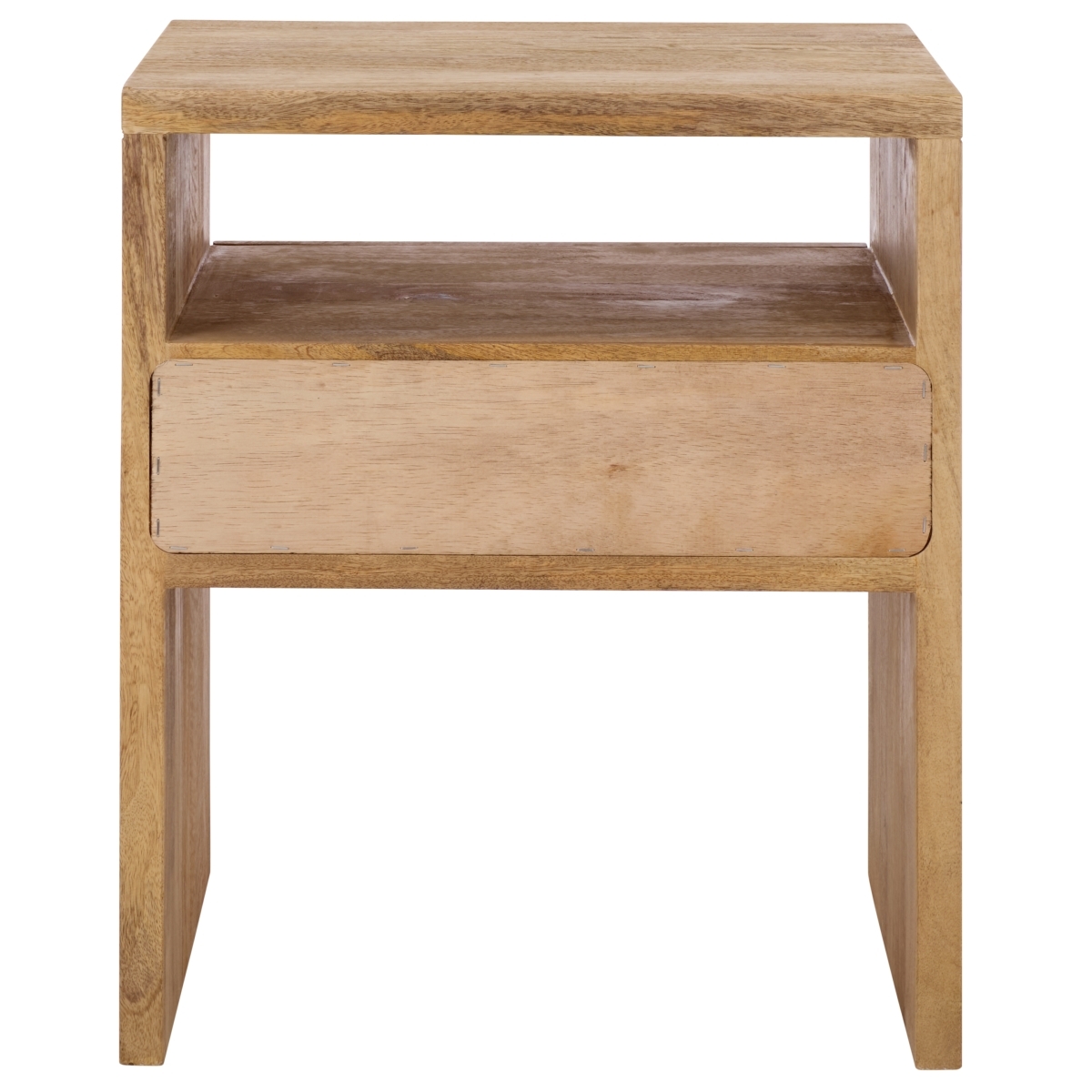 Alonzo 1 Shlf 1 Drawer Nightstand - Light Natural - Image 7