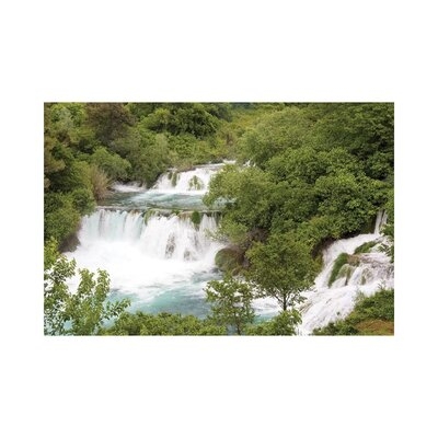 Croatia. Krka National Park Waterfalls And Cascades, UNESCO World Heritage Site. by Trish Drury - Gallery-Wrapped Canvas Giclée - Image 0