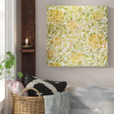 Brueck Honeysuckle' Graphic Art on Wrapped Canvas - Image 0