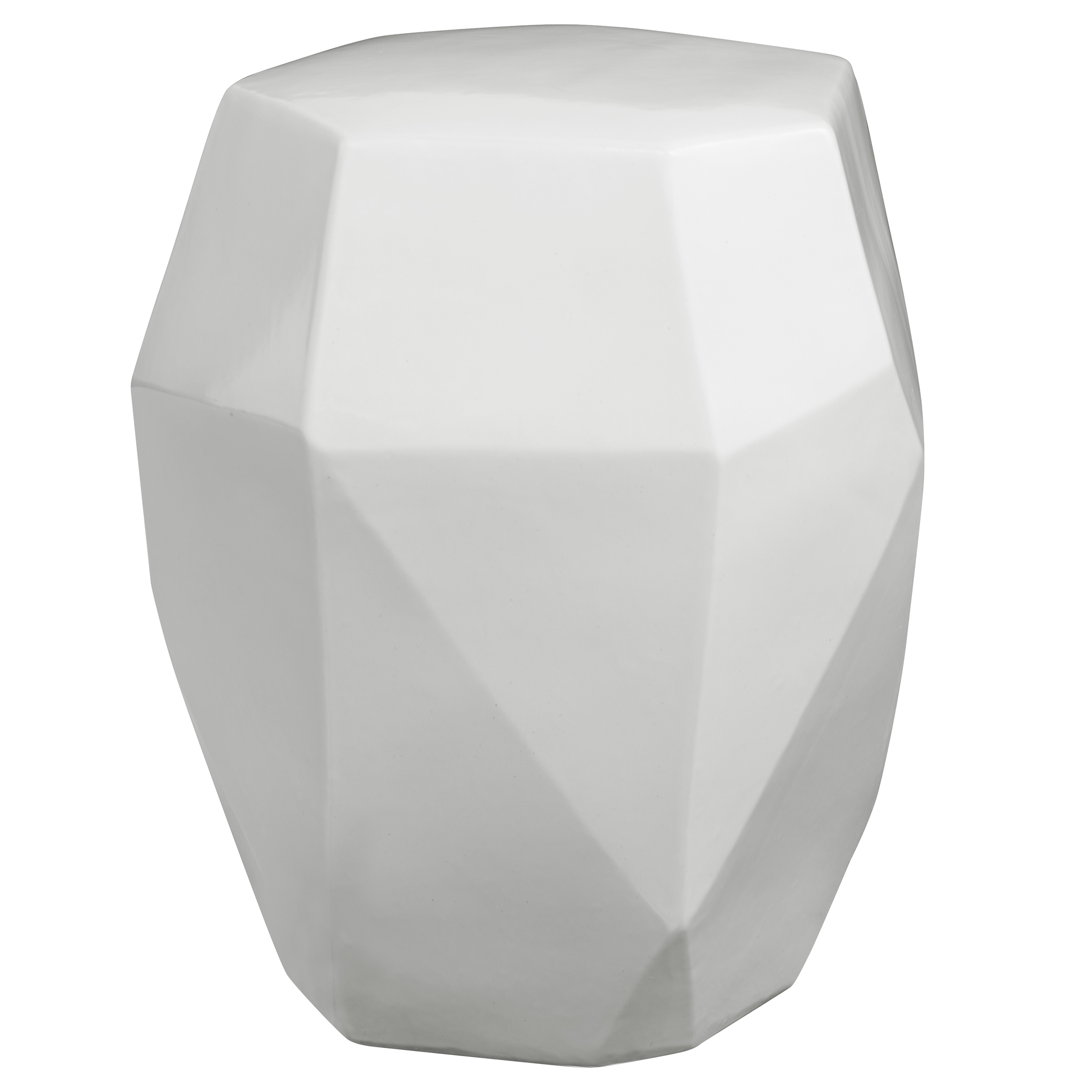 Maquette White Garden Stool - Image 1
