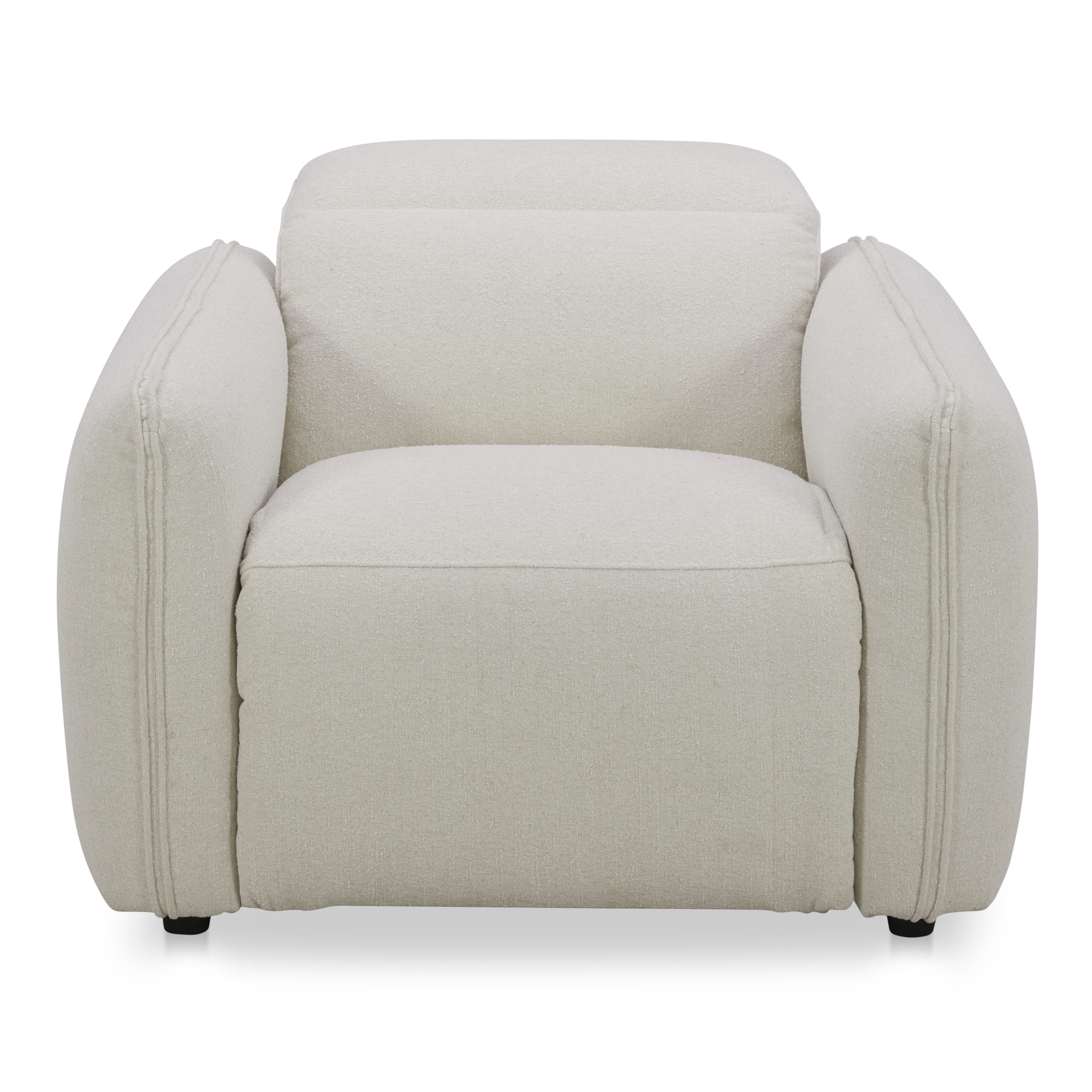Eli Power Recliner Chair Warm White - Image 1