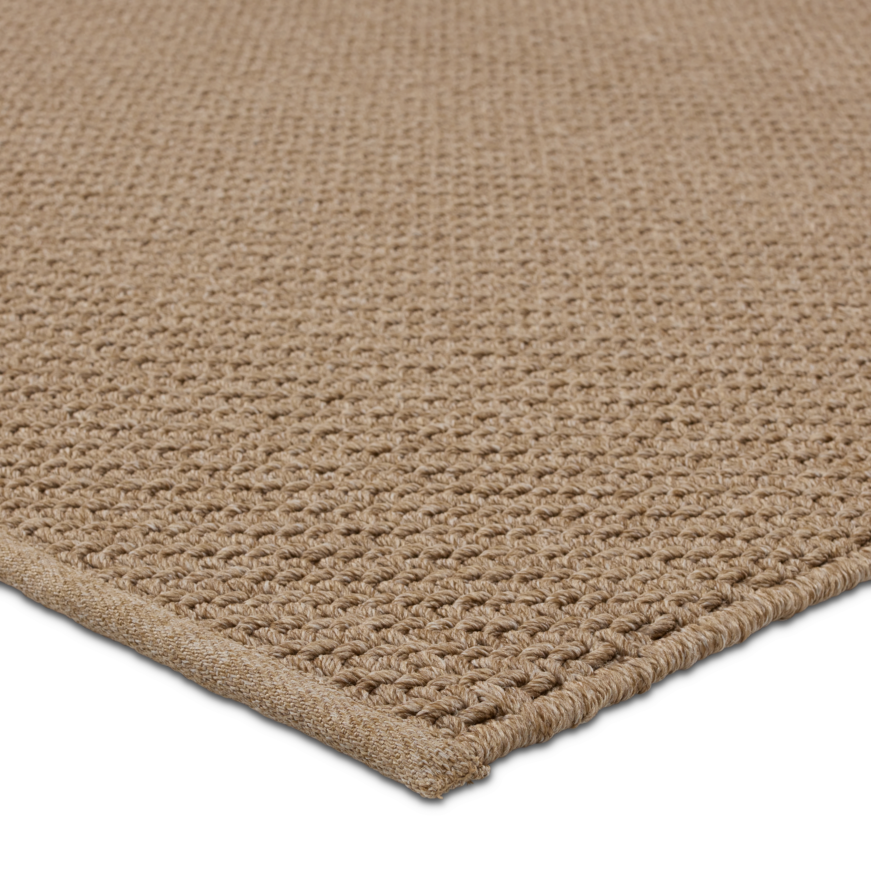 Rayan QTN02 Handmade Solid Light Brown Area Rug (2'x3') - Image 1