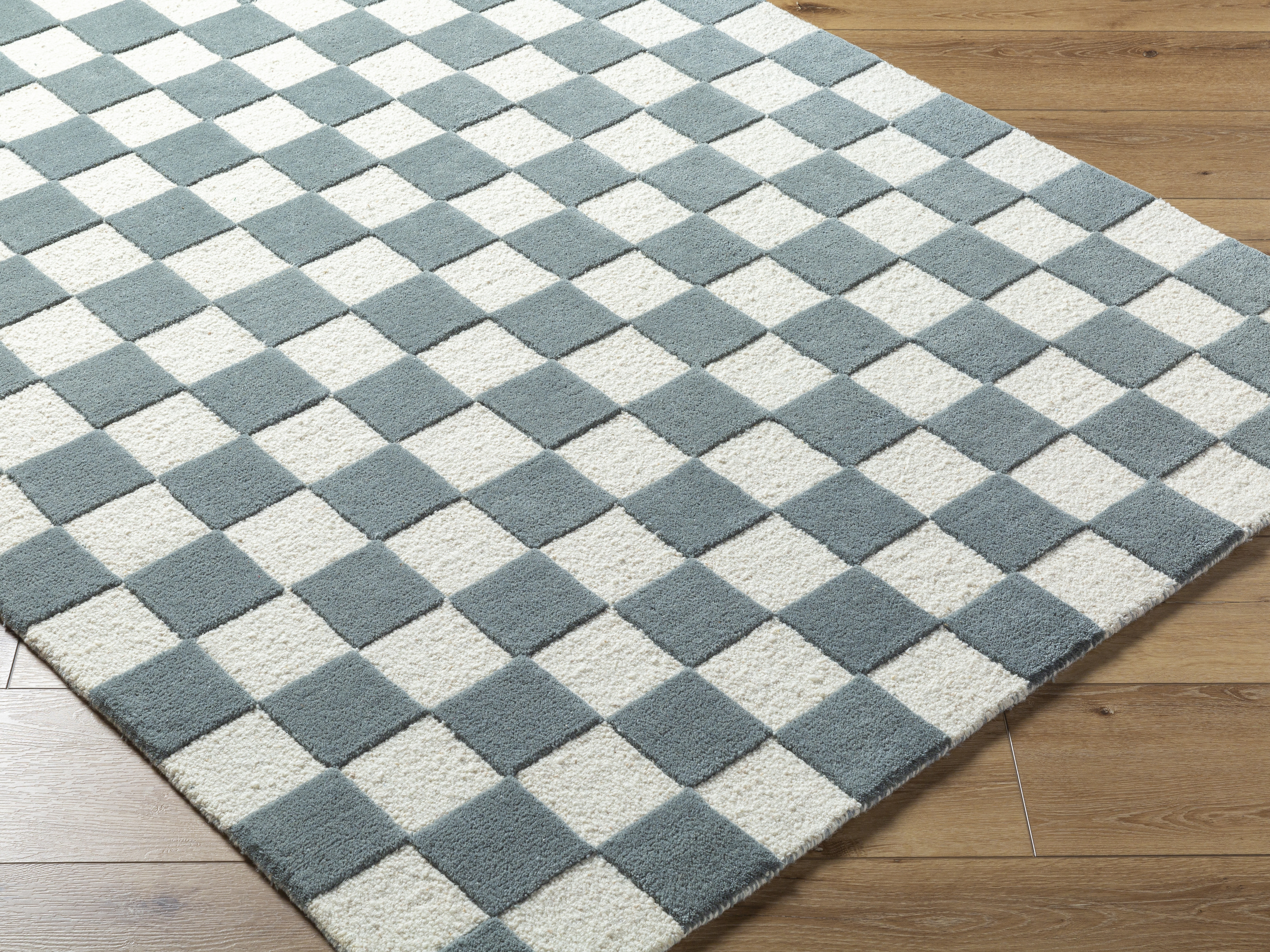 Brook Blue Indoor 8' x 10' Handmade Rug - Image 4