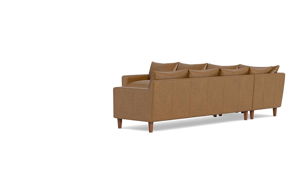 Sloan 6-Seat Leather Corner Sectional Sofa - Image 2
