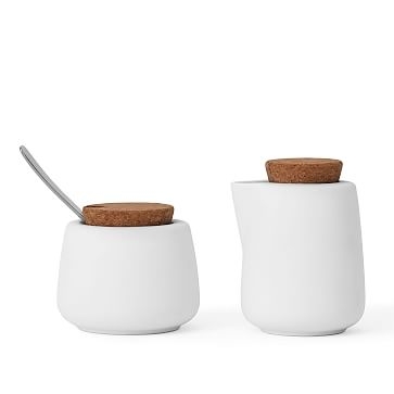 Nicola Milk And Sugar Set, Pure White - Image 3