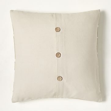 Woven Diamonds Pillow Cover, 20"x20", Light Silver Pine, Set of 2 - Image 3