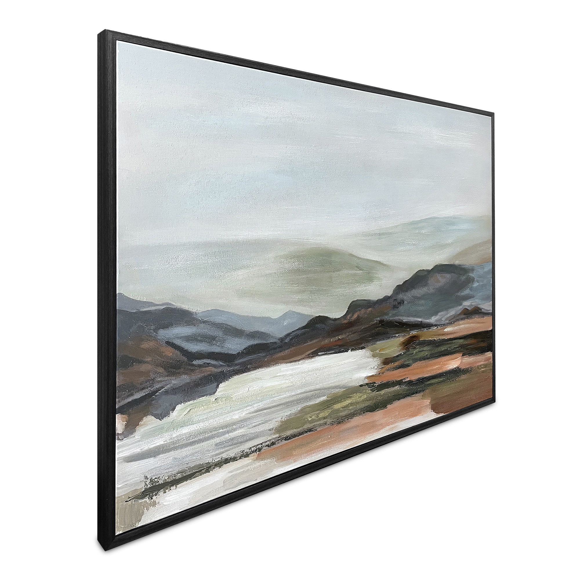 Hillside Framed Painting Multicolor - Image 1