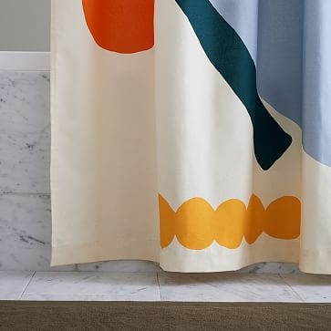 Donna Wilson Balance Shape Shower Curtain, Multi, 72"x74" - Image 1