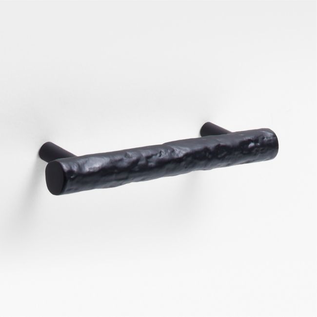Forged 4" Matte Black Cabinet Pull - Image 0