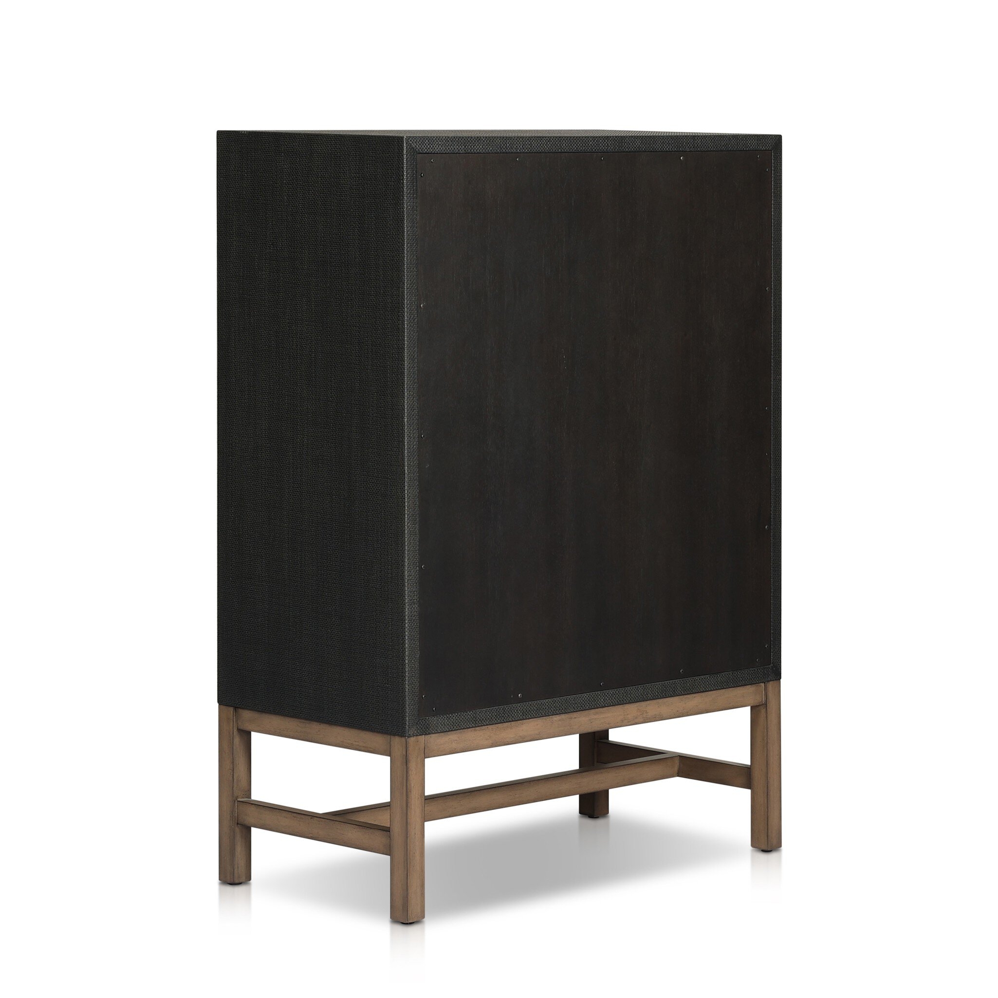 Fiona Tall Dresser - Black Raffia - Image 7
