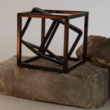 Stephani Dual Cube Decorative Sculpture - Image 3