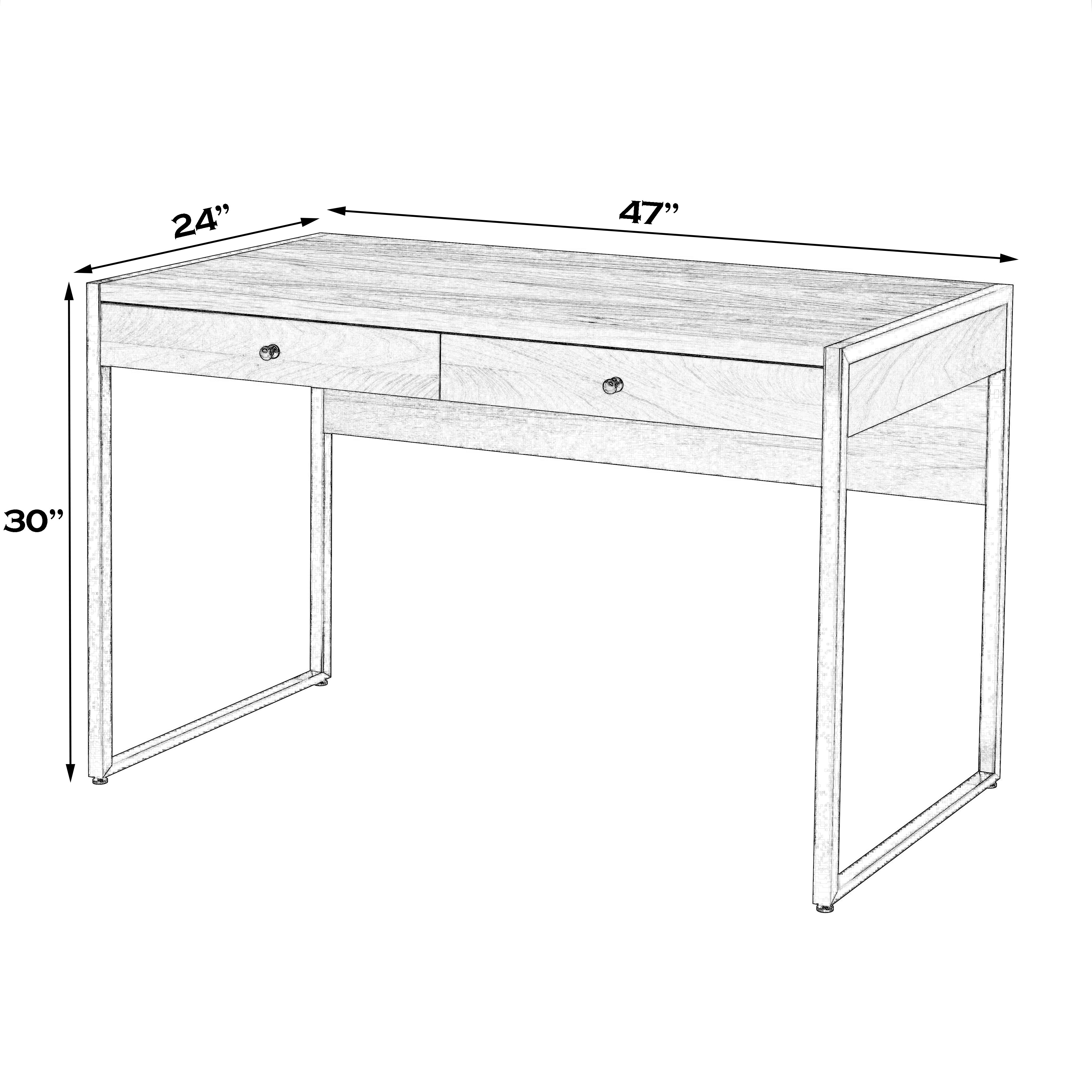 Drake Medium Walnut Desk - Image 2
