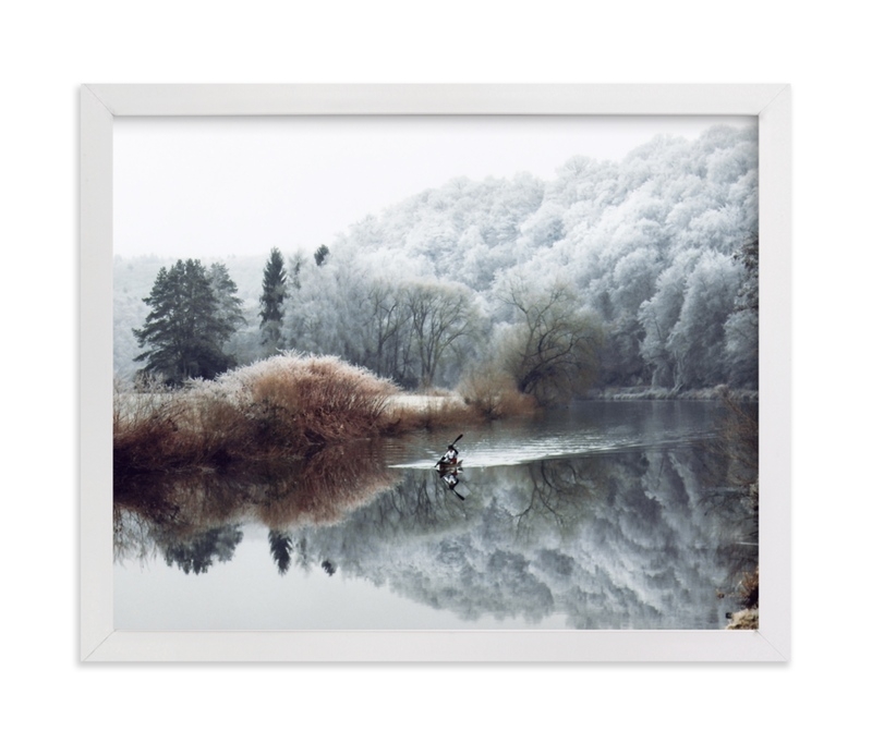 Winter Kayak Limited Edition Fine Art Print 1 - Image 0