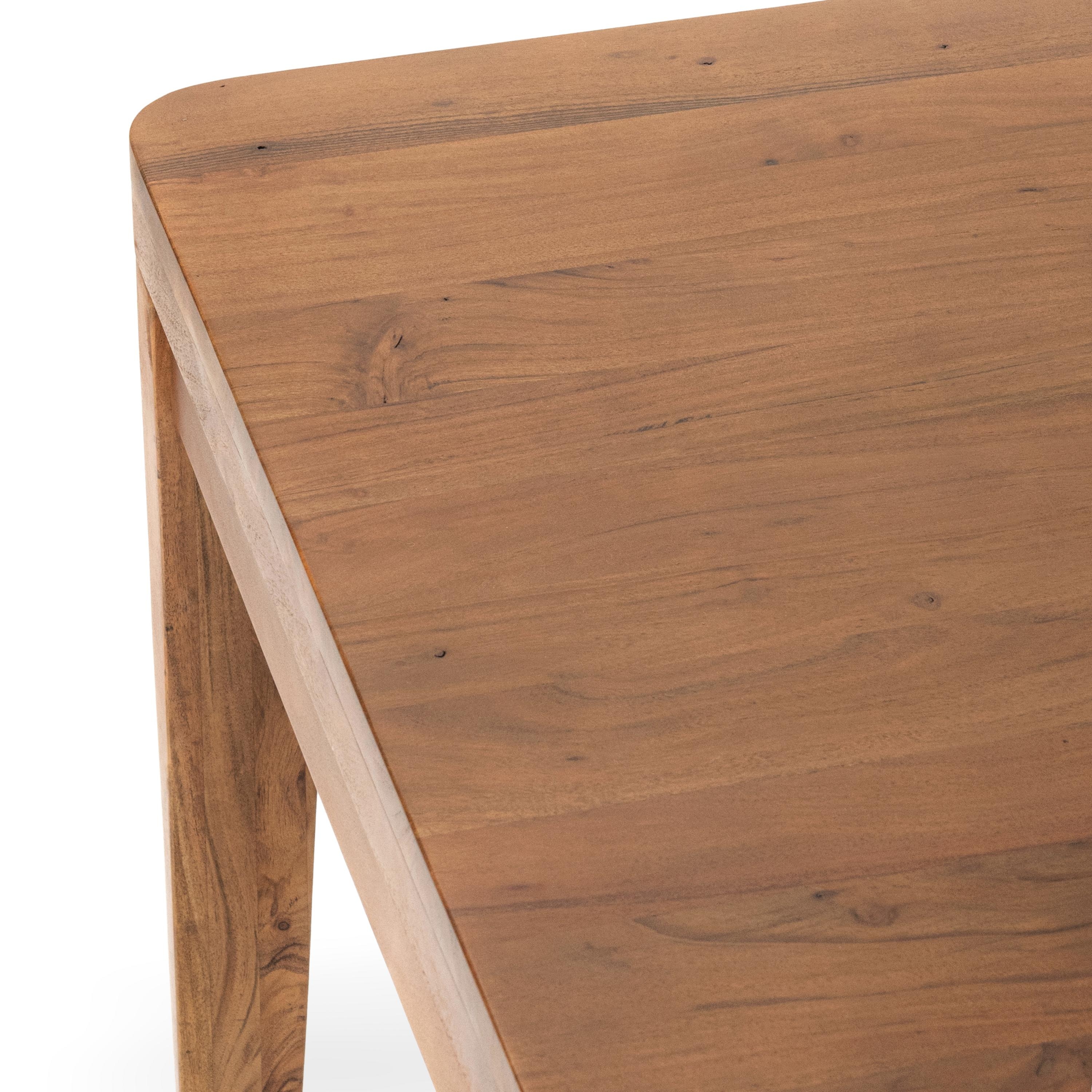 Arno Acacia Wood 72" Dining Table Natural - Image 4