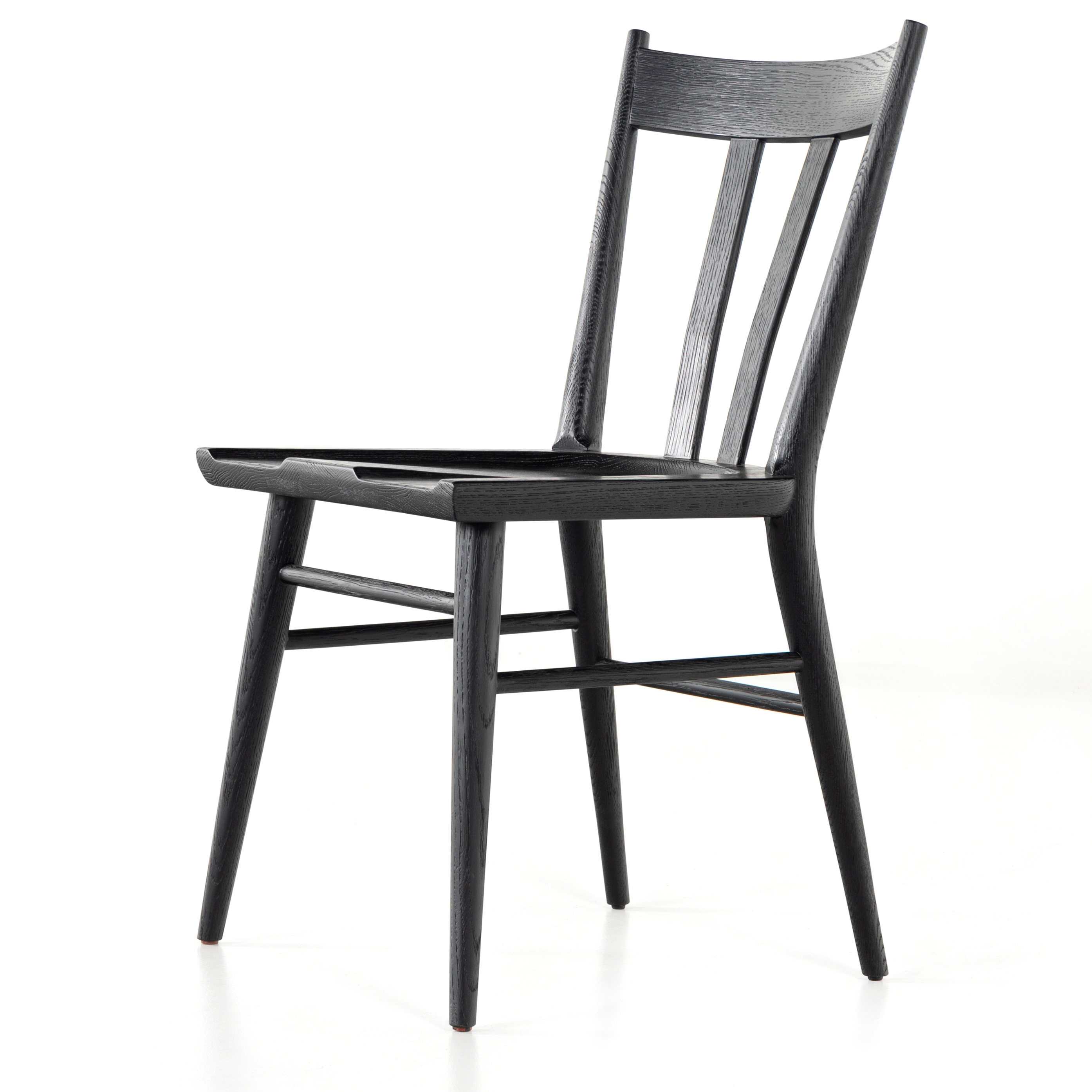 Gregory Dining Chair - Black Oak - Image 2