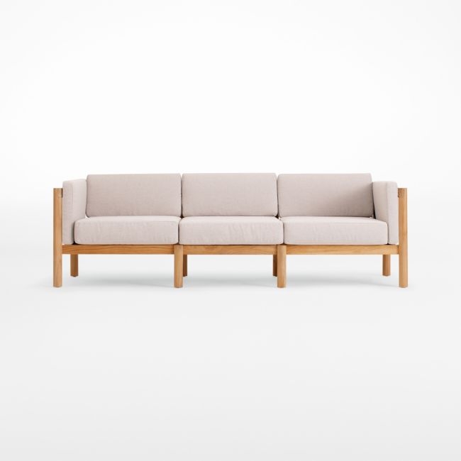 Neighbor ™ Haven Ashe Grey Outdoor Sofa - Image 0