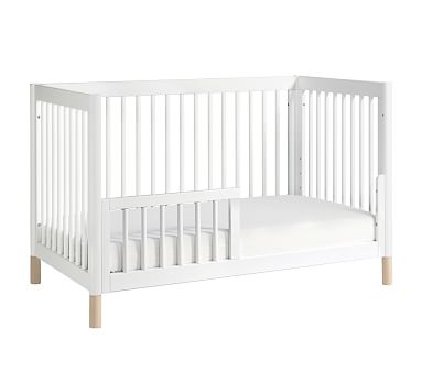 Babyletto Gelato 4-in-1 Convertible Crib, UPS, Washed Natural/White - Image 5