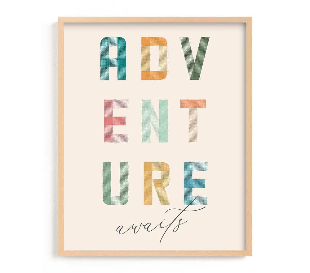 Minted(R) Adventure Lies Ahead Wall Art by Brandy Folse, 16X20, Natural - Image 0