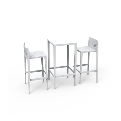 Spritz - Set Of 1 Bar Table + 2 Counter Stools  - Basic/Injection - Image 0
