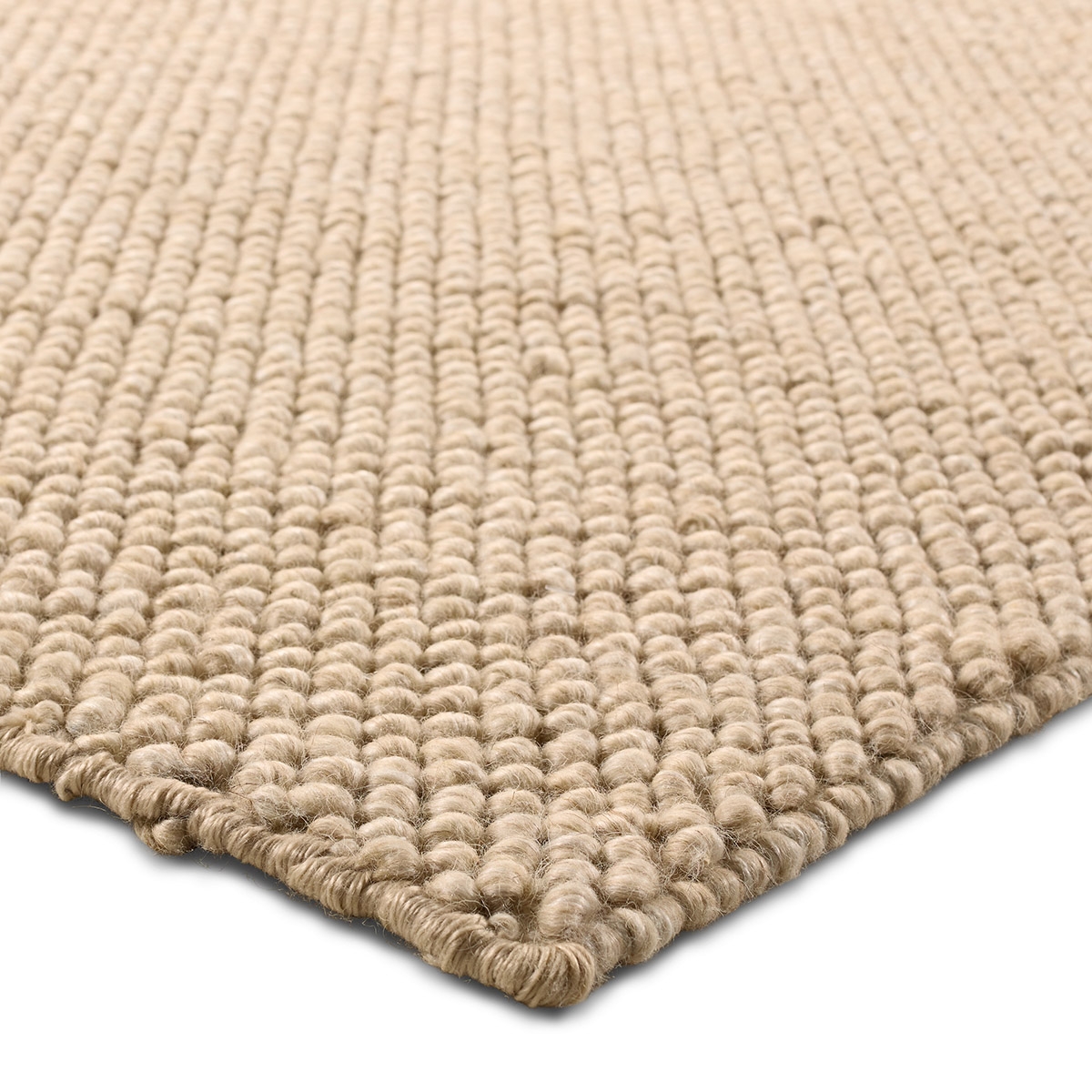 Taya RBC16 Handmade Solid Tan Area Rug (5'x8') - Image 1