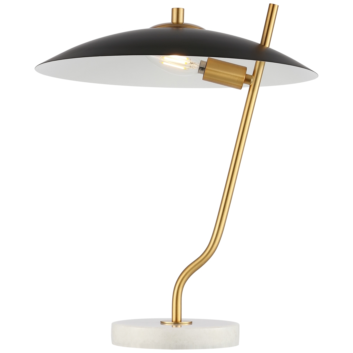Studio 16.5 Inch Table Lamp - Black/Brass - Image 2