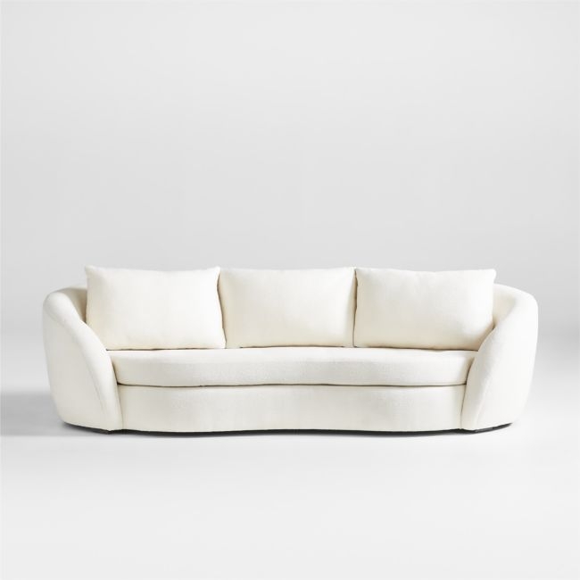 Sinuous Curved Sofa 102" by Athena Calderone - Image 0