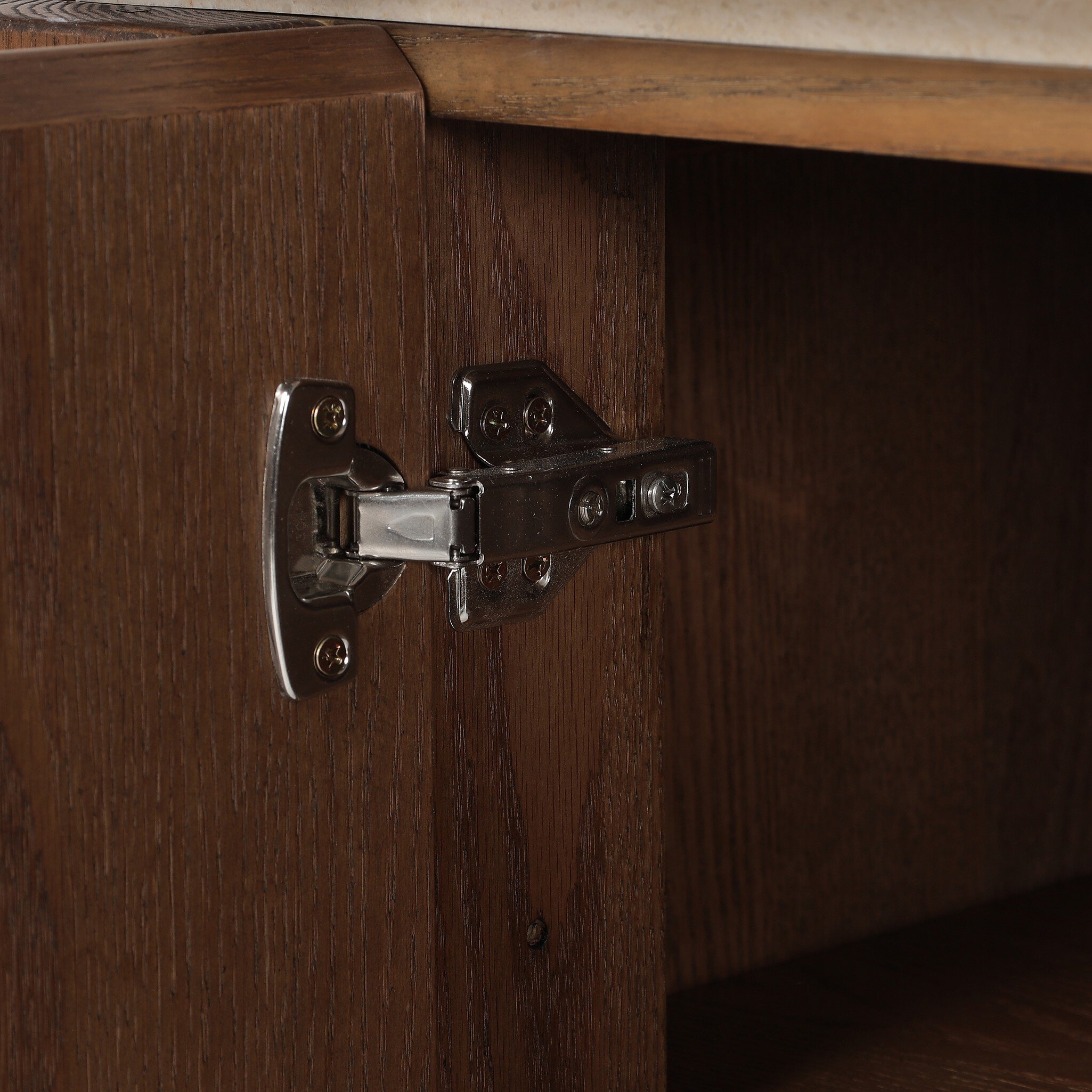 Gibbs Media Console - Tan Oak Veneer - Image 10