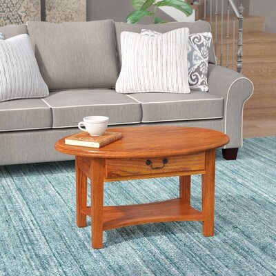 Wilfredo Solid Wood Coffee Table with Storage - Image 0