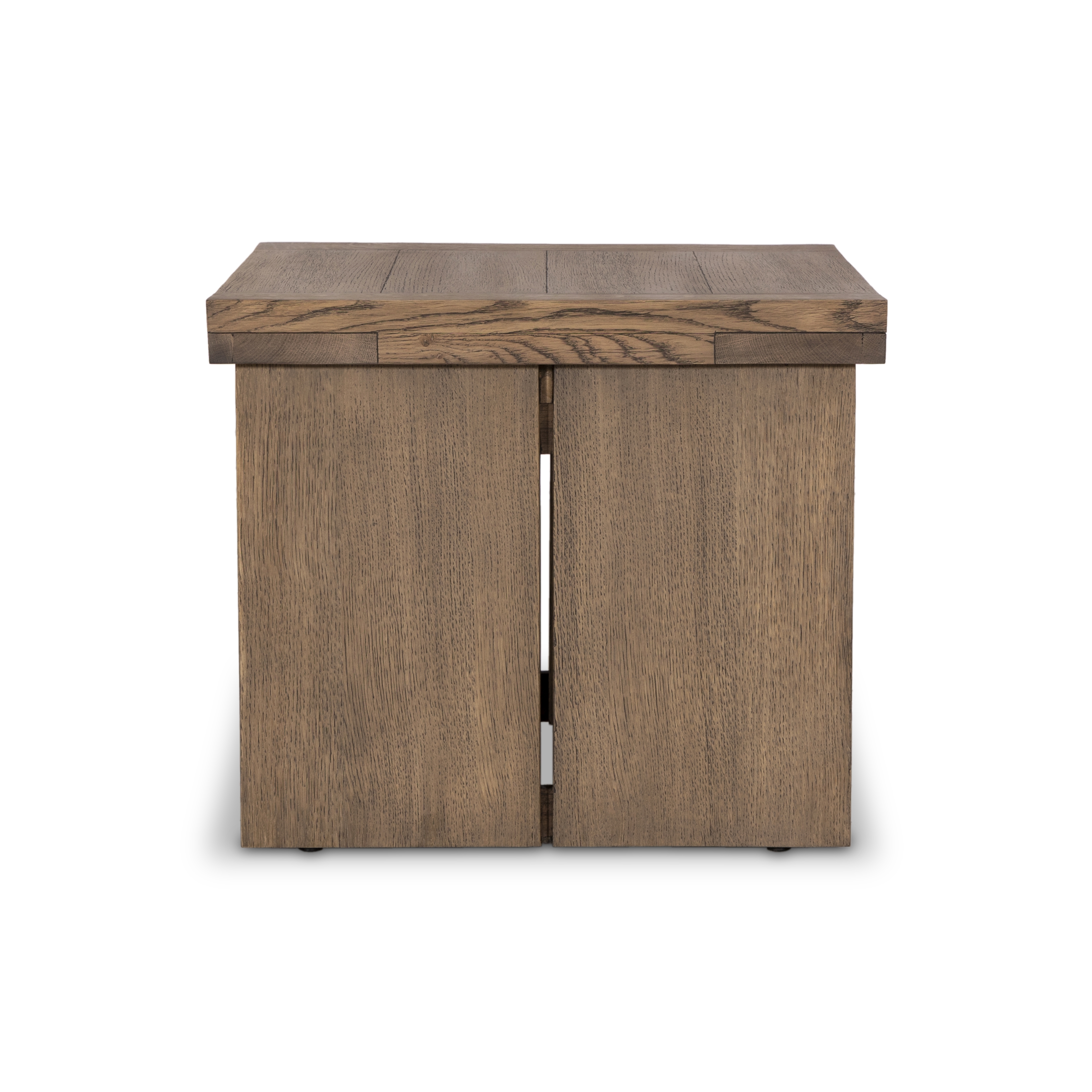 Warby End Table-Worn Oak Veneer - Image 4