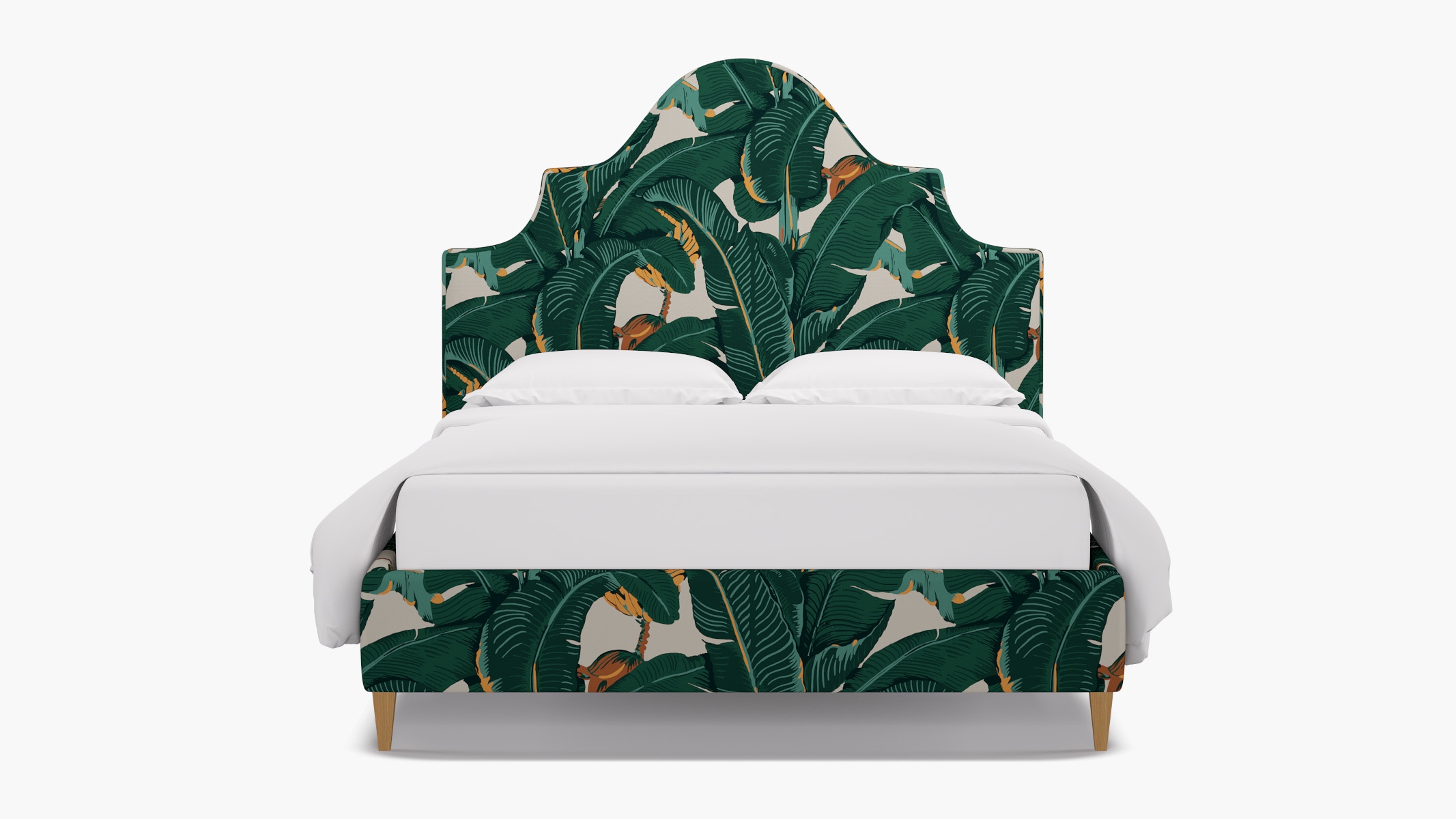 Statement Bed, Martinique®®, Natural Square Tapered Leg, King - Image 0