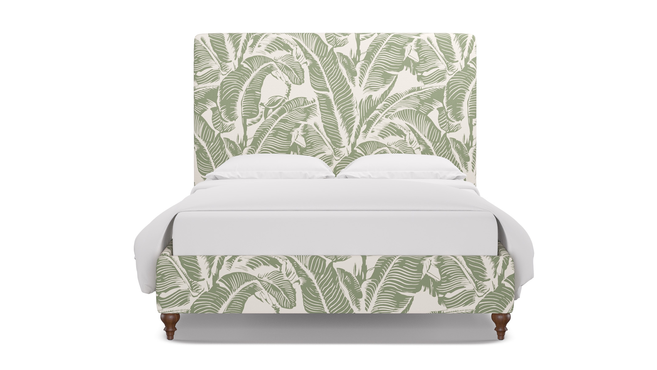 Classic Bed, Sage Martinique® Encore, Walnut Traditional Turned Leg, Twin - Image 0