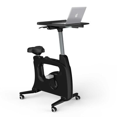 Exercise Workstation Bike Height Adjustable Standing Desk - Image 0