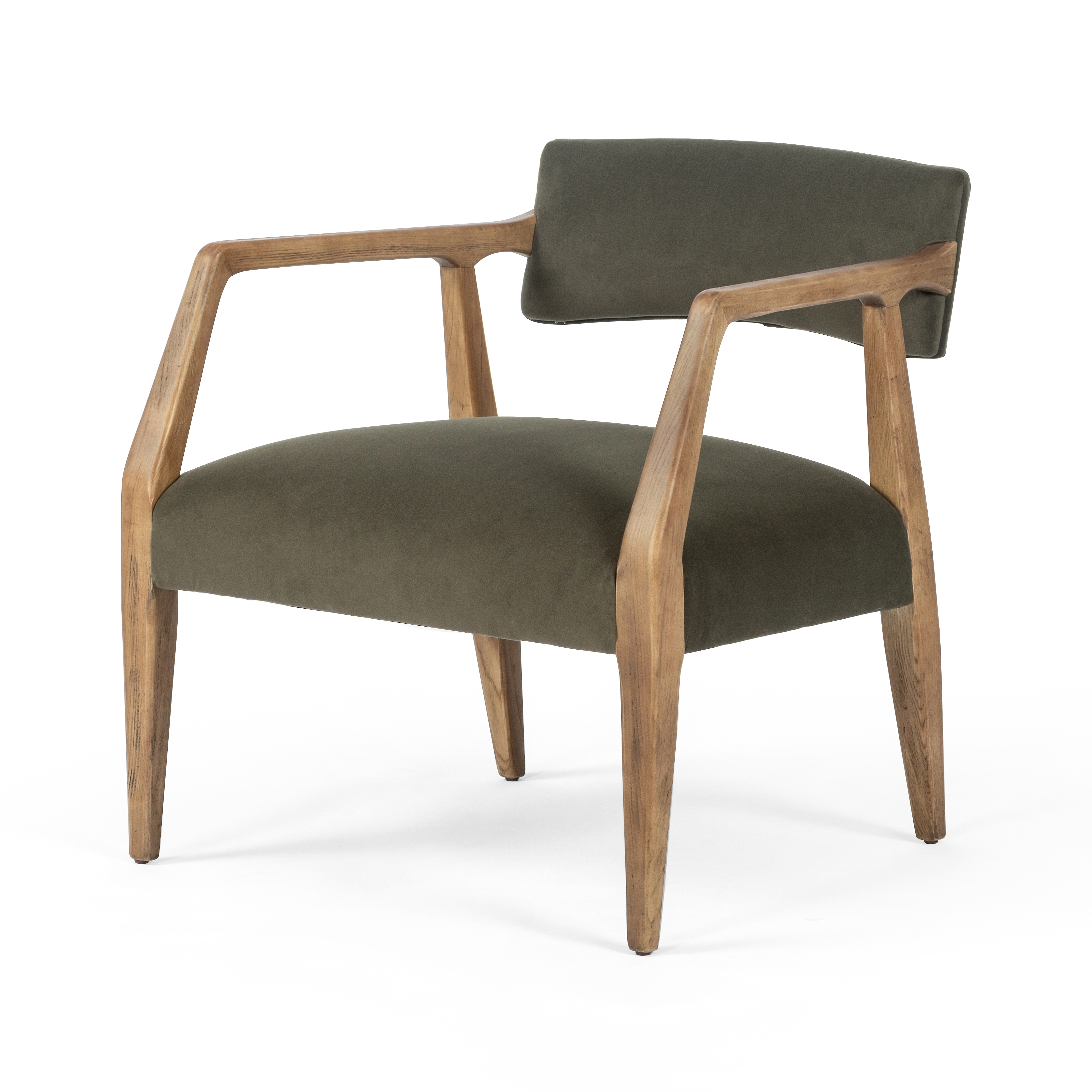 Tyler Armchair - Modern Velvet Loden - Image 0