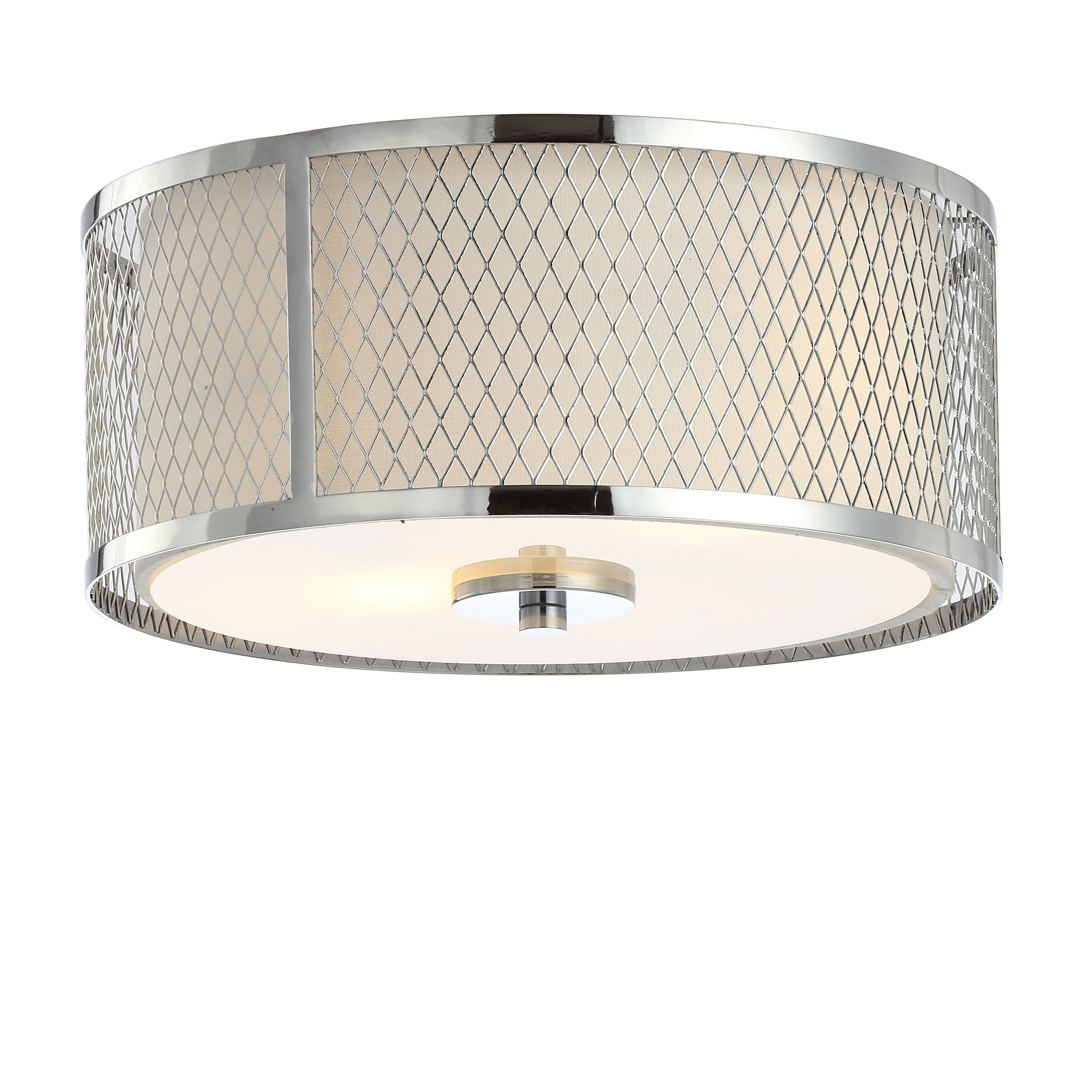 Braydon Flush Mount - Chrome - Safavieh - Image 1