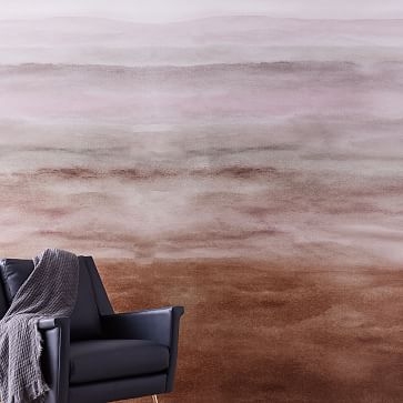 Washed Ombre Wallpaper, Harbor, Single Roll - Image 0