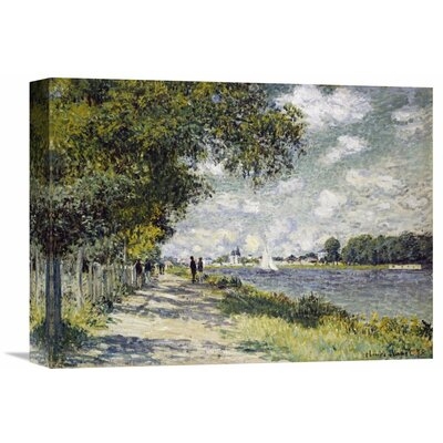 'The Seine at Argenteuil' by Claude Monet Painting Print on Wrapped Canvas - Image 0