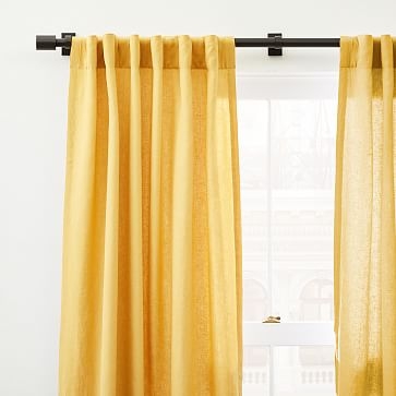 European Flax Linen Curtain, Dijon, 48"x84" - Image 3