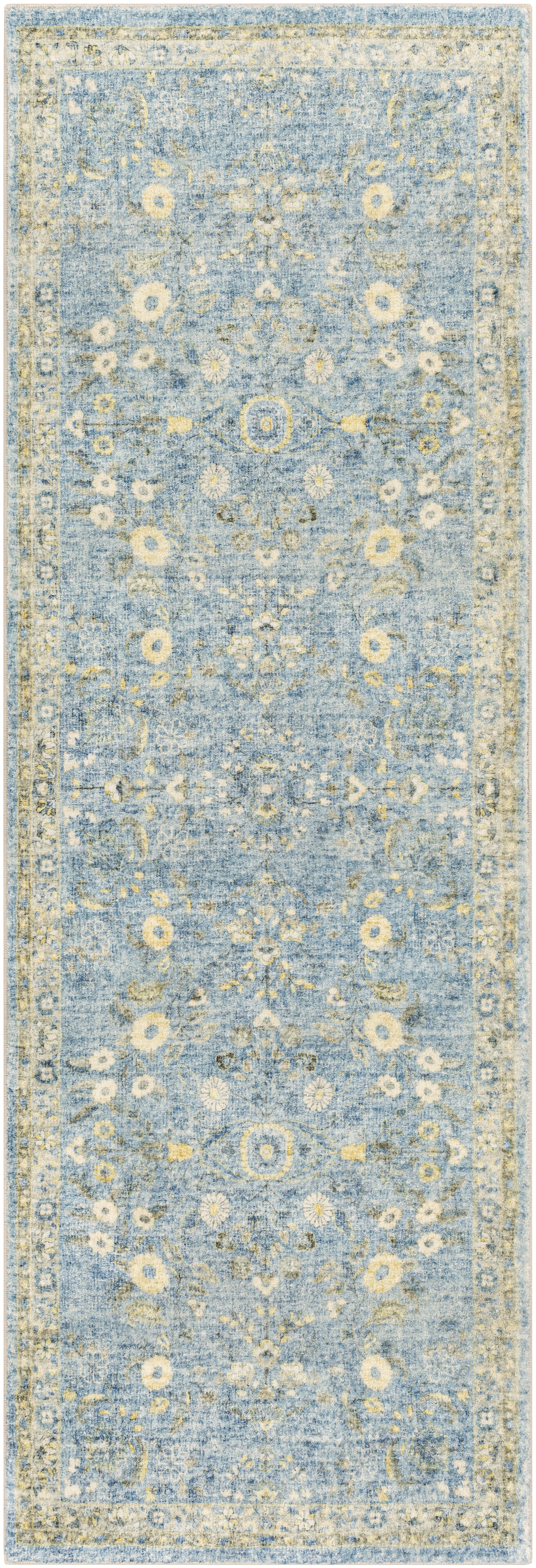 Erin Gray Indoor 2'7" x 7'7" Machine Woven Rug - Image 0