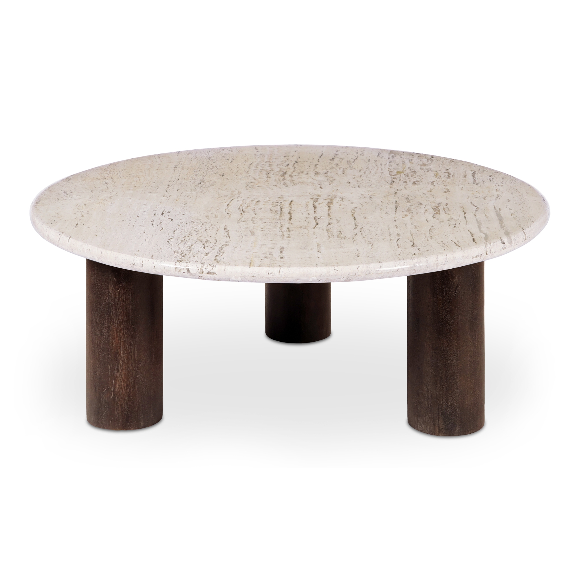 Landon Coffee Table Beige Travertine - Image 0